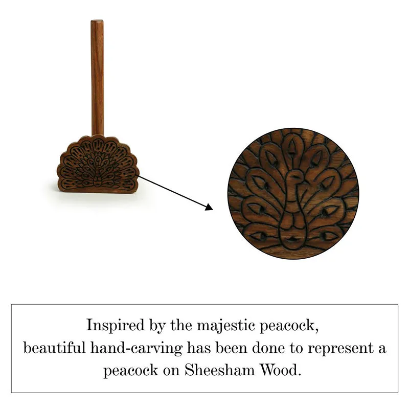 Anala Sheesham Wood Tissue Holder media 4