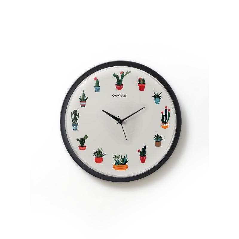 Succulents Overall Wall Clock media 3