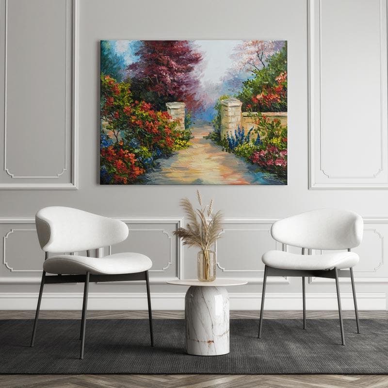 That House Near The Sea Canvas Wall Painting - Gallery Wrap