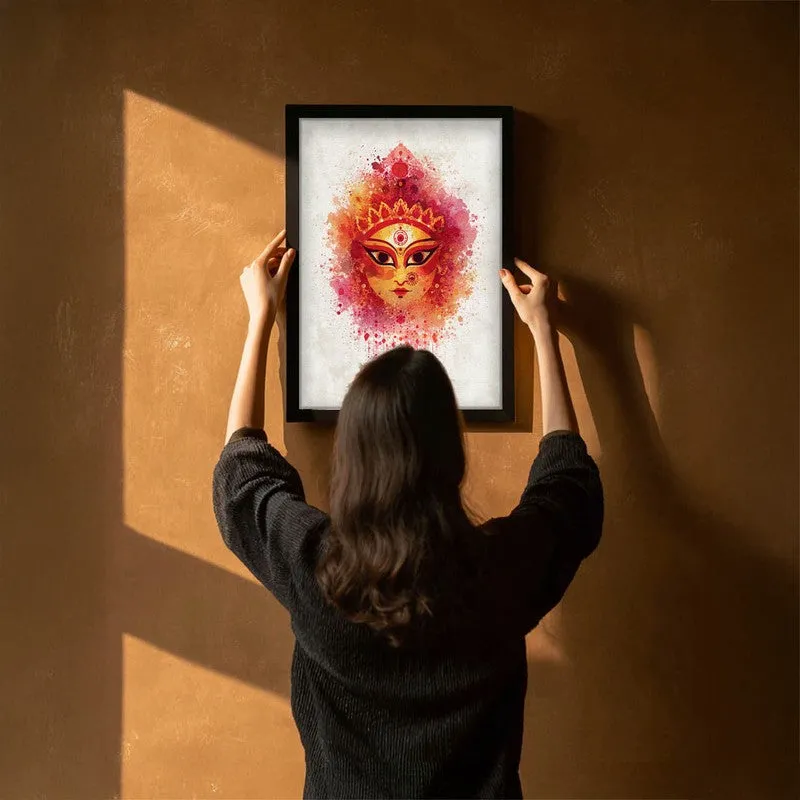 Powerful & Divine Maa Durga Archival Paper Wall Art media 6