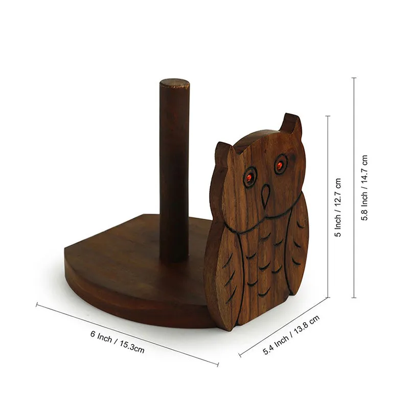 Krittika Sheesham Wood Tissue Holder media 6