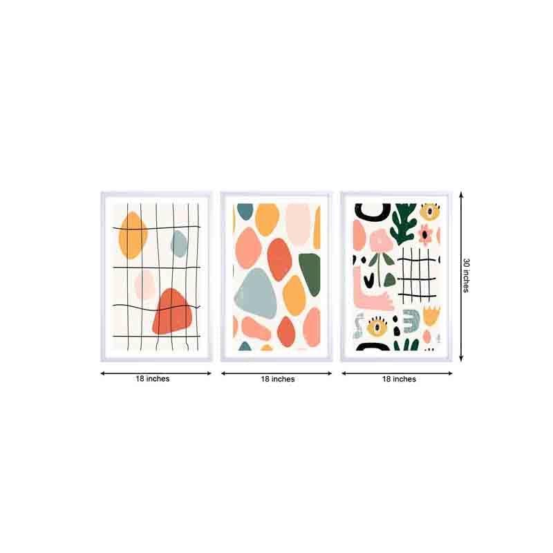 Bohemia Poly Canvas Wall Art - Set Of Three media 8