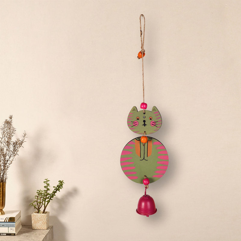 Hello Kitty Windchime - Green