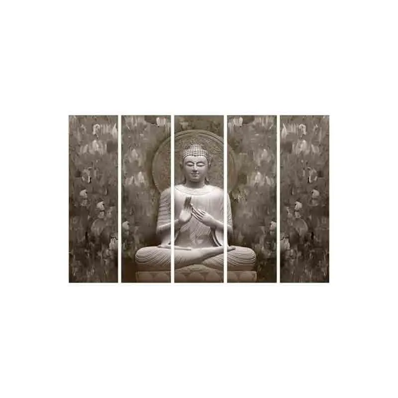 Buddha At Peace Wall Art - Five Piece Set media 5
