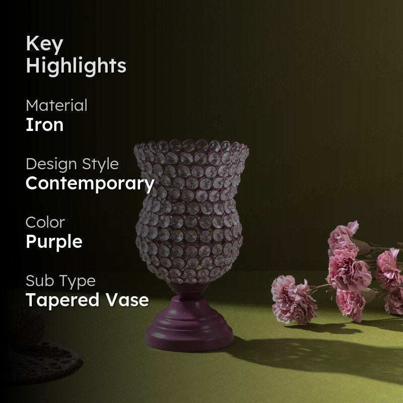Irellis Blossom Vase - Purple media 2