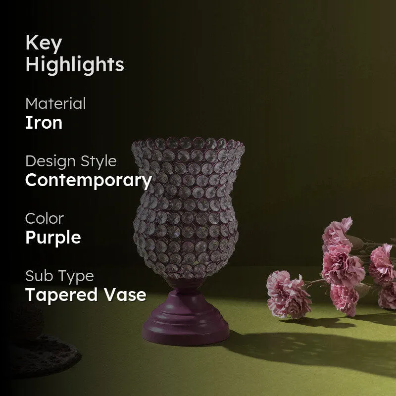 Irellis Blossom Vase - Purple media 2