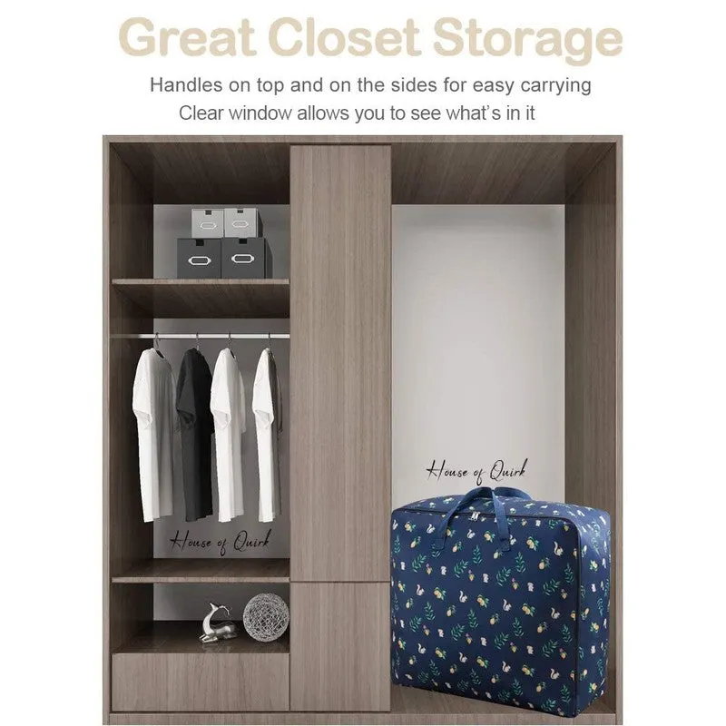 Fiorenza Fabric Cloth Organiser - Blue media 4