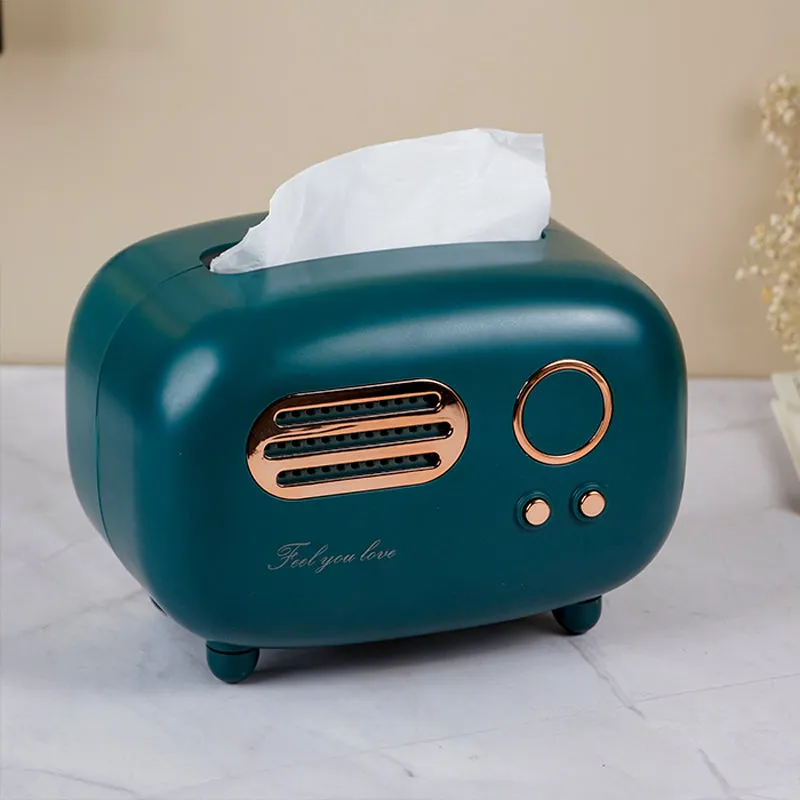Retro Blues Tissue Box media 4