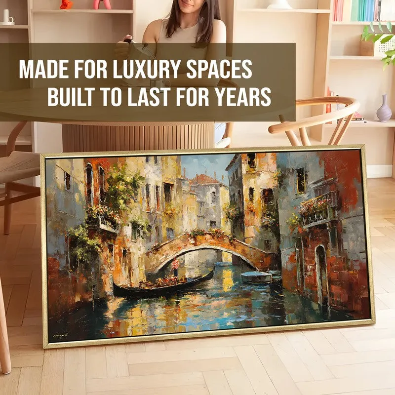 Riverside Homes Canvas Wall Painting With Frame media 5