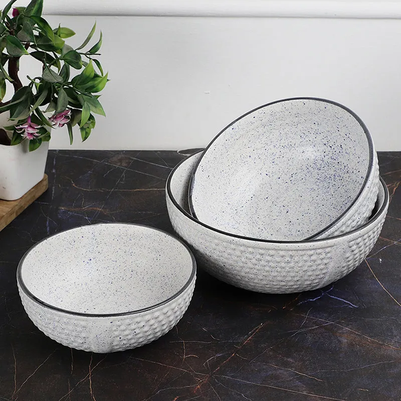 Tasi Ceramic Serving Bowl (1500 mL/1000 mL/600 mL) - Set Of Three media 1