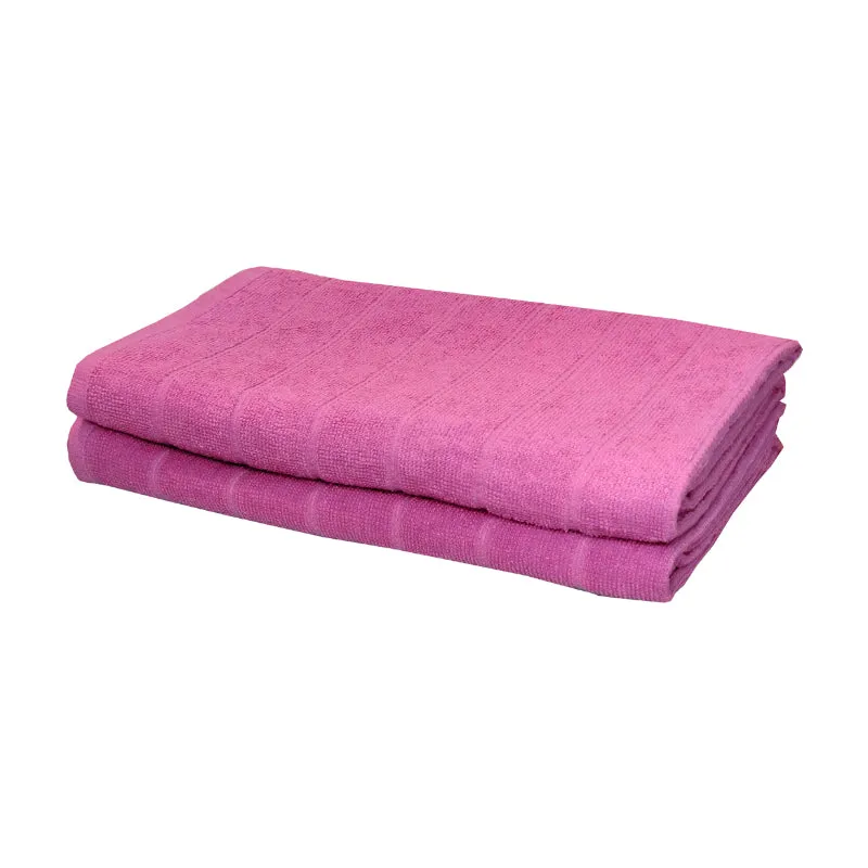 Sarda Bath Towel (Purple) - Set Of Two media 5