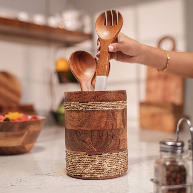 PureTurn Wood Cutlery Stand media 4