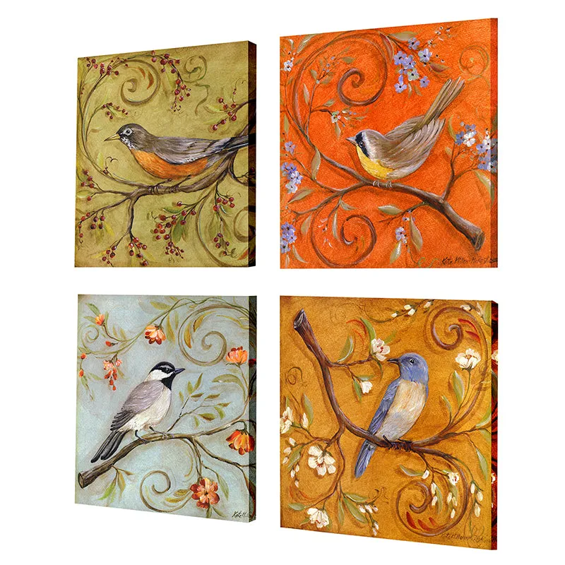 Birds Of Feather Wall Art - Set Of Four media 3