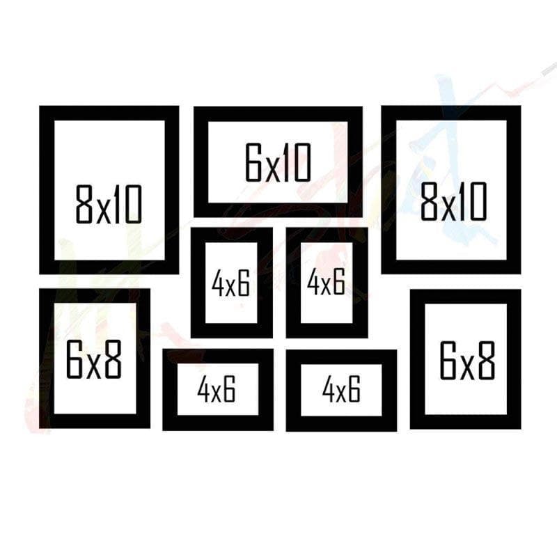 Keep Life Simple and Live Wall Art - Set Of Nine media 7