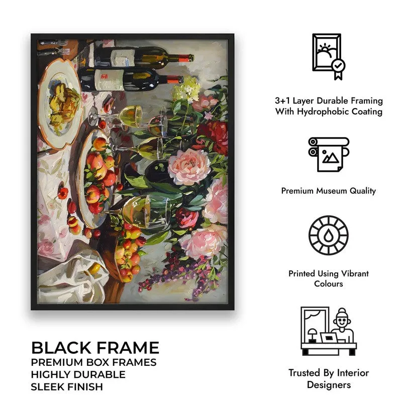 MartiniDining Archival Canvas Wall Art - Black media 9