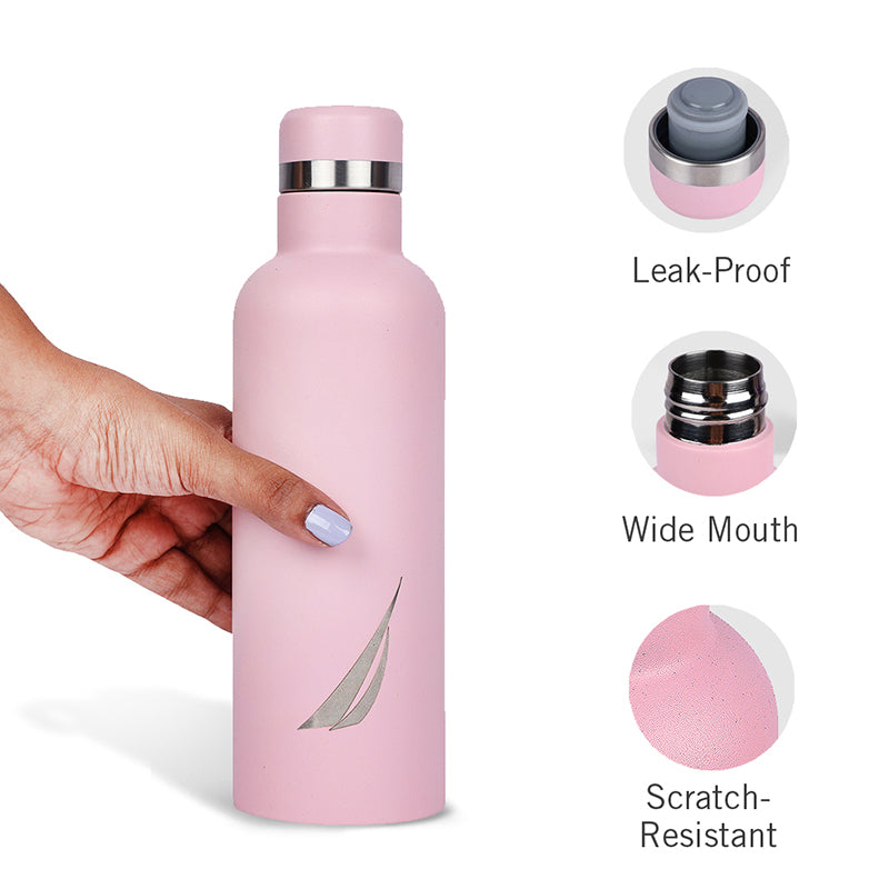 Nautica Cirrus Pure Insulated Stainless Steel Thermos (Pink) - 500 mL media 3