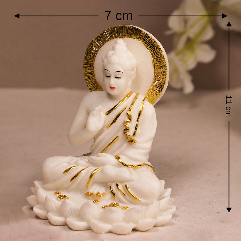 Buddha In Prayer Showpiece media 6