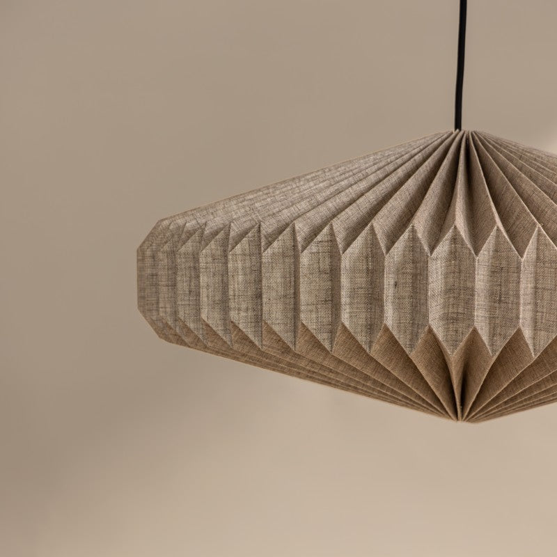 Fig Living Oblong Paper Ceiling Lamp - Grey media 4