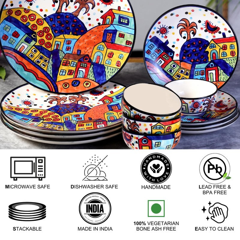 Noctra Slate Dinner Set - 12 Piece Set media 8