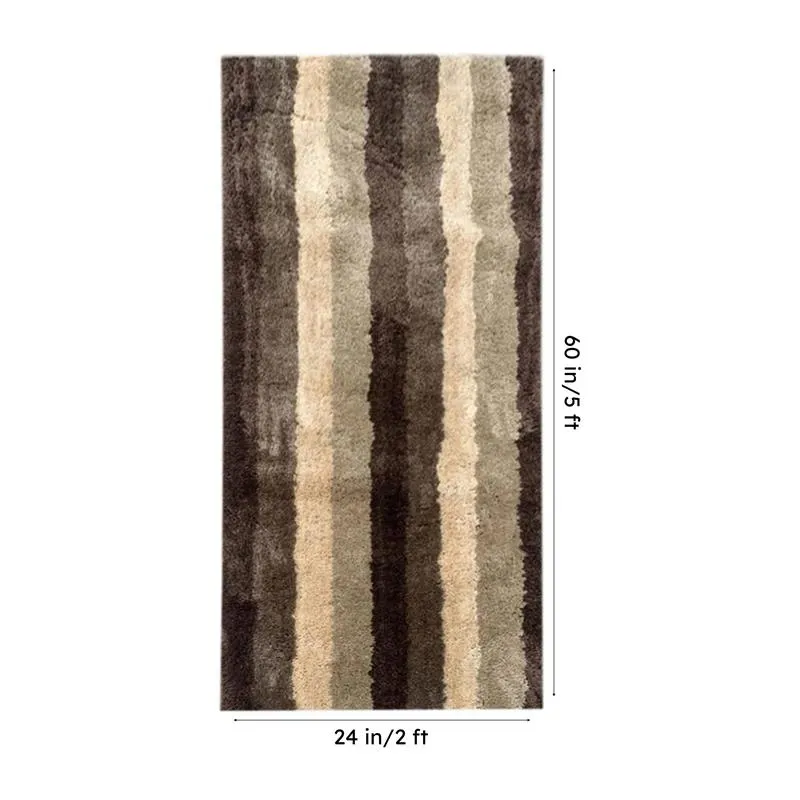 Jericho Luxe Micro Fiber Runner Rug - Amber media 8