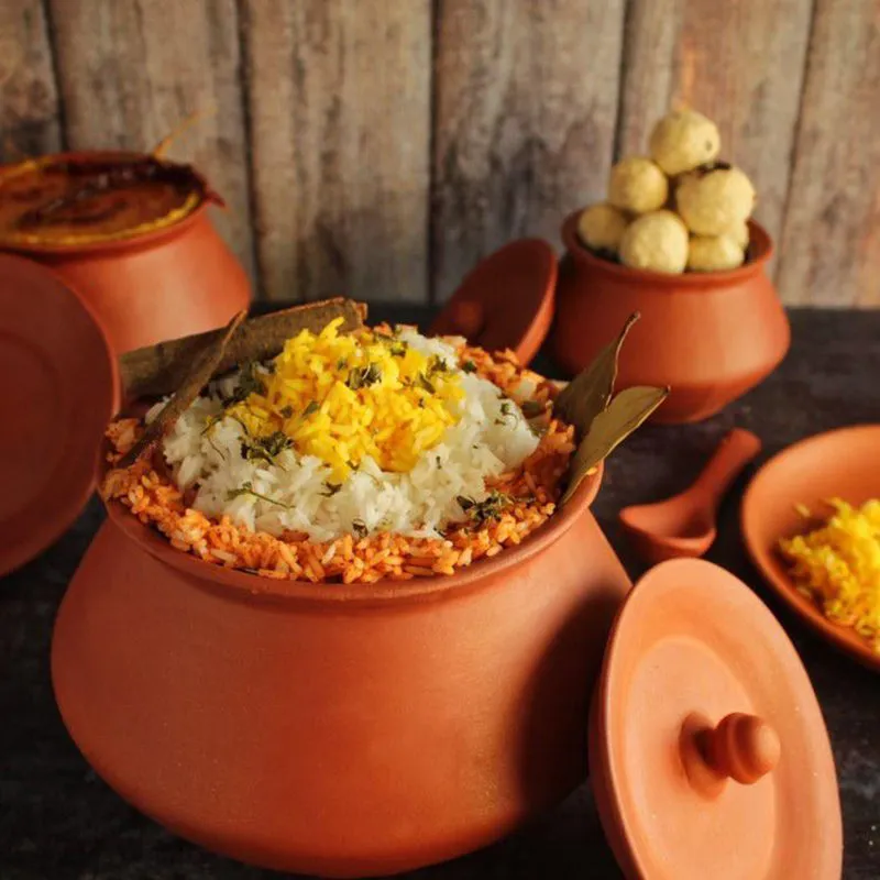 Mitti Terracotta Handi - 650 mL media 7