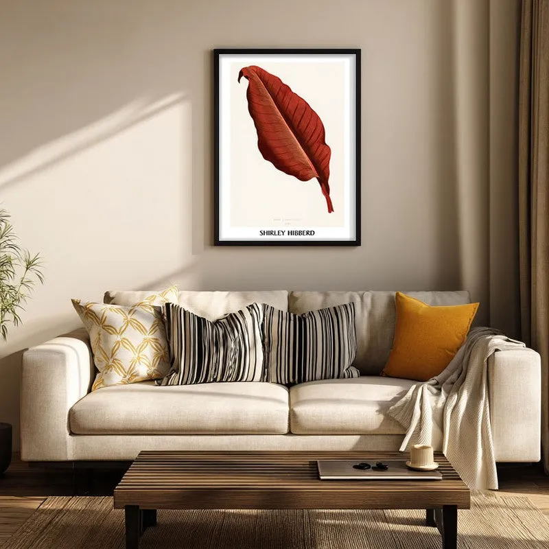 Canna Atro Nigricans Shirley Hibberd Archival Canvas Wall Painting - Black Frame media 3
