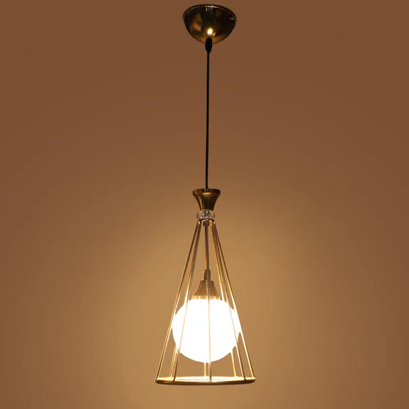 Moonella Iron Ceiling Lamp - Gold media 5