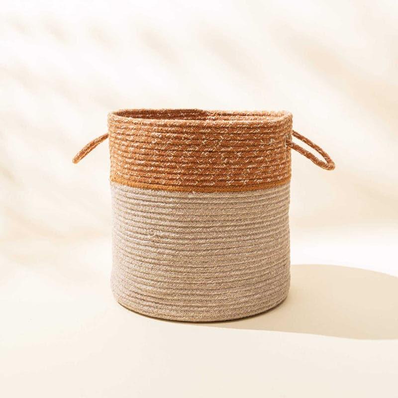 Evana Natural Fiber Laundry Basket media 3