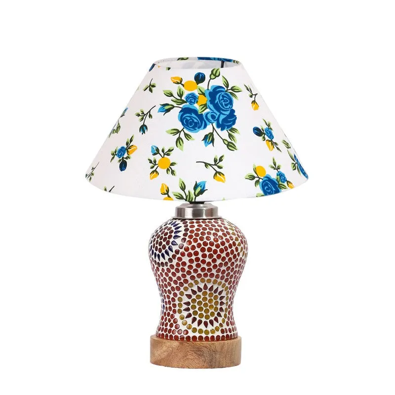 Aranya Fleur Wooden Table Lamp - Multicolor media 5