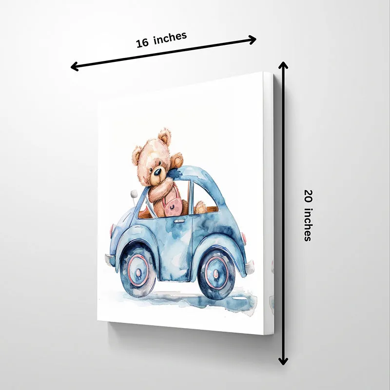 Teddy Tires Wall Art - Set Of Two media 6