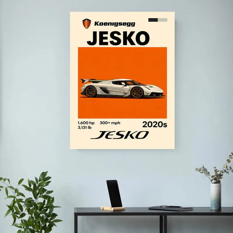 Jesko Revolution Wall Poster media 3
