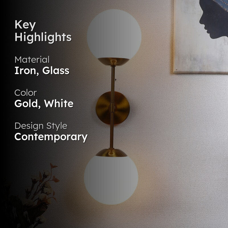 Iraara Iron Wall Lamp media 2