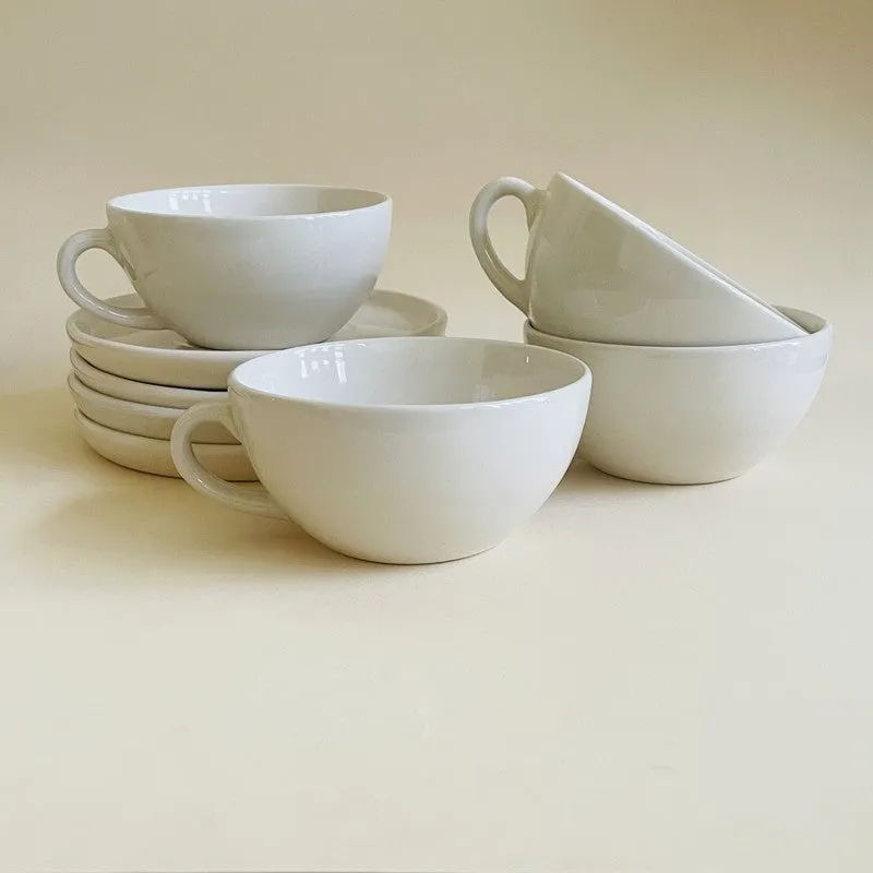 Lunar Brew Cup & Saucer (240 mL Each) - Set of Four media 6