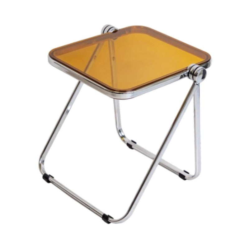 Vistara Brown Acrylic Side Table media 3