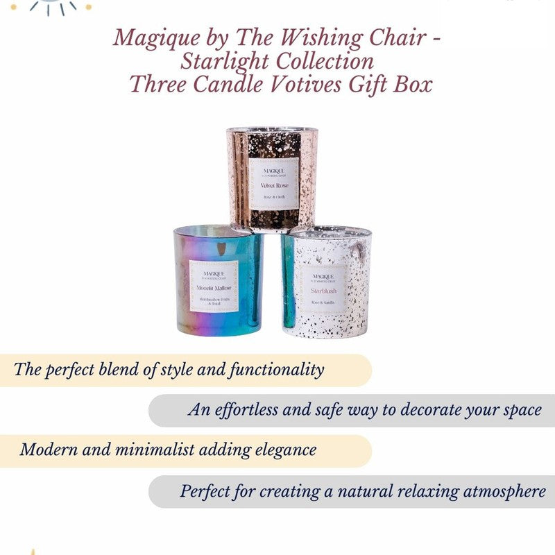 Magique by The Wishing Chair Starlight Collection Candle Votives Gift Box media 8