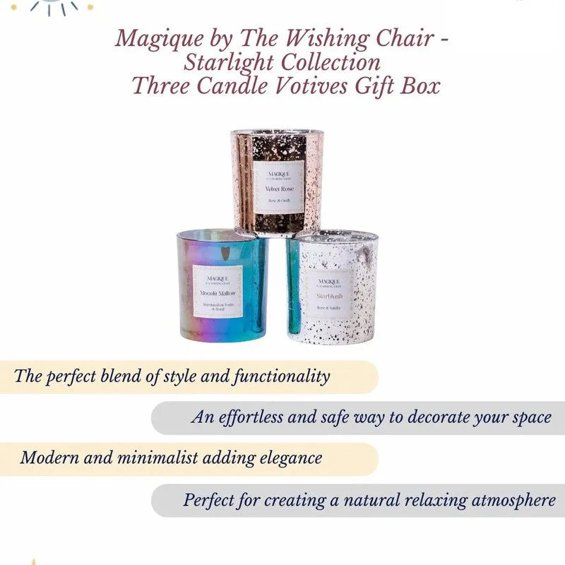 Magique by The Wishing Chair Starlight Collection Candle Votives Gift Box media 8