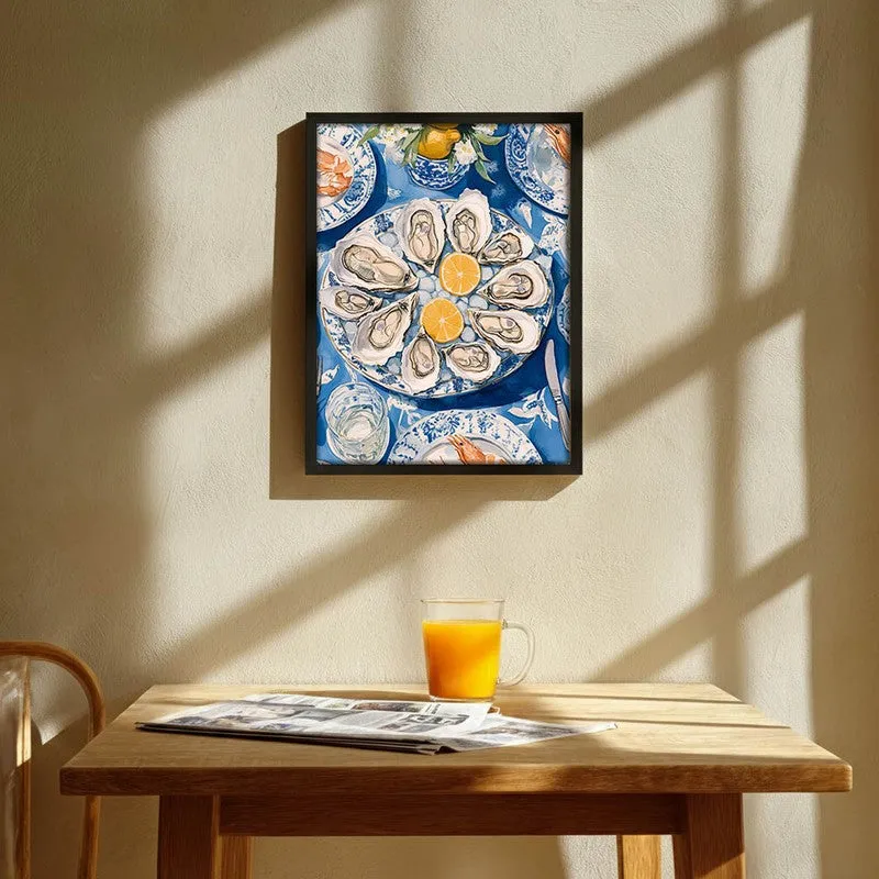 Savory Spectrum Archival Canvas Wall Art - Black media 1