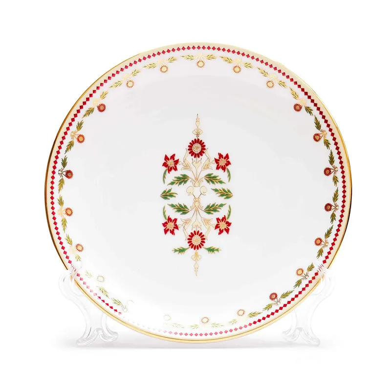 Gilded 24k Gold Brushed Porcelain Dinner Set - 33 Piece Set media 10