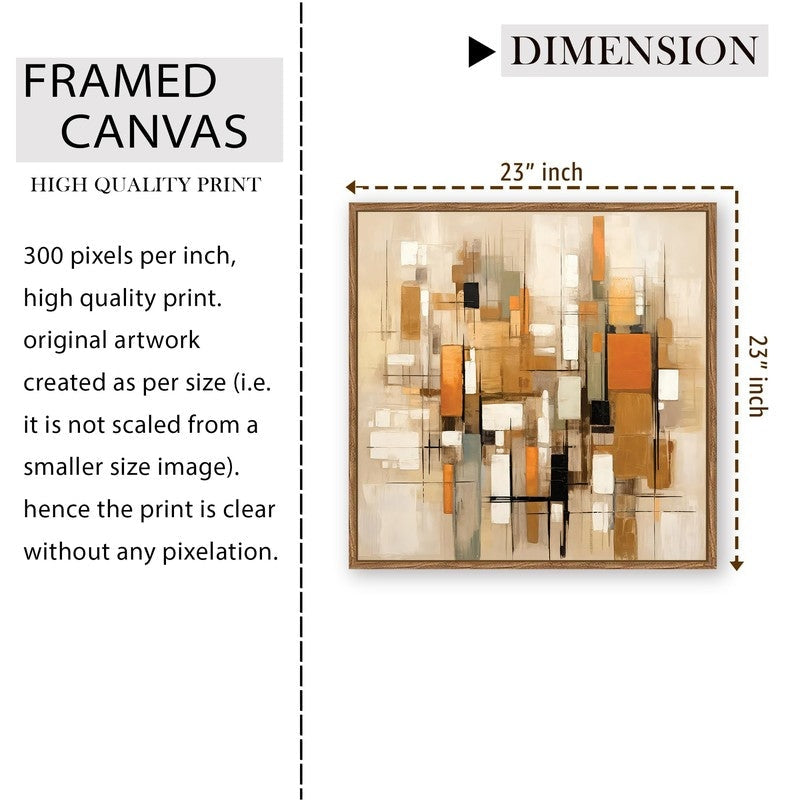 Form Fusion Canvas Wall Art With Frame media 9