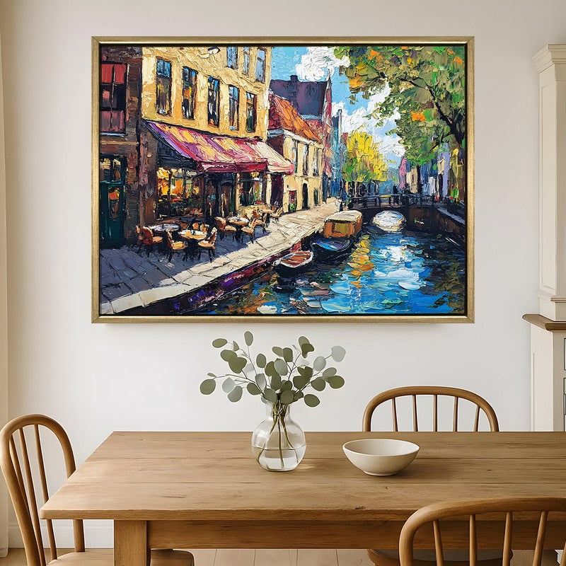 Canalora Canvas Wall Painting With Frame