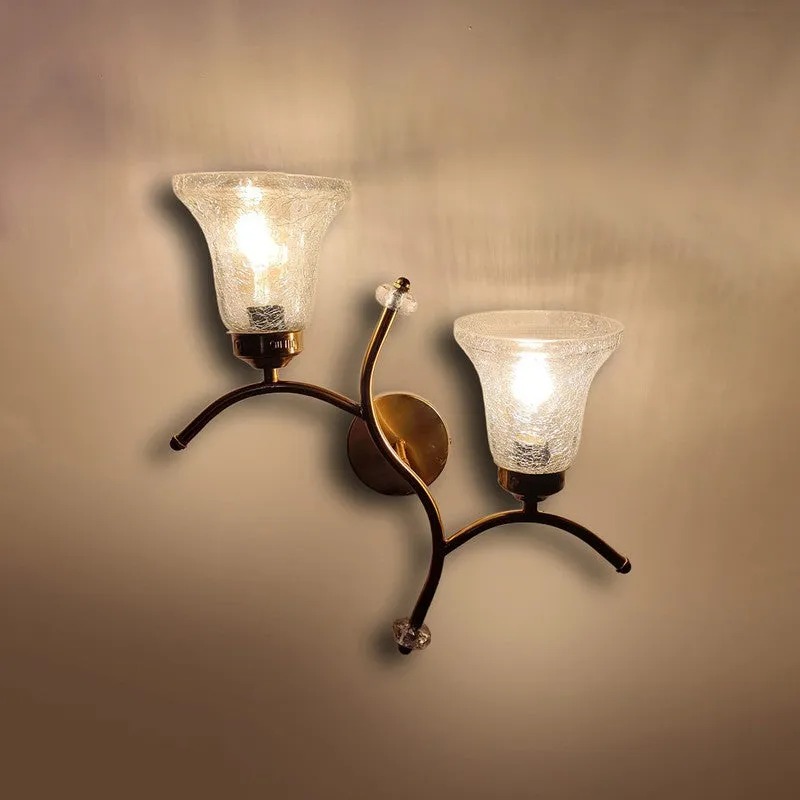 Aurelia Glow Twin Glass Wall Lamp - Transparent media 6