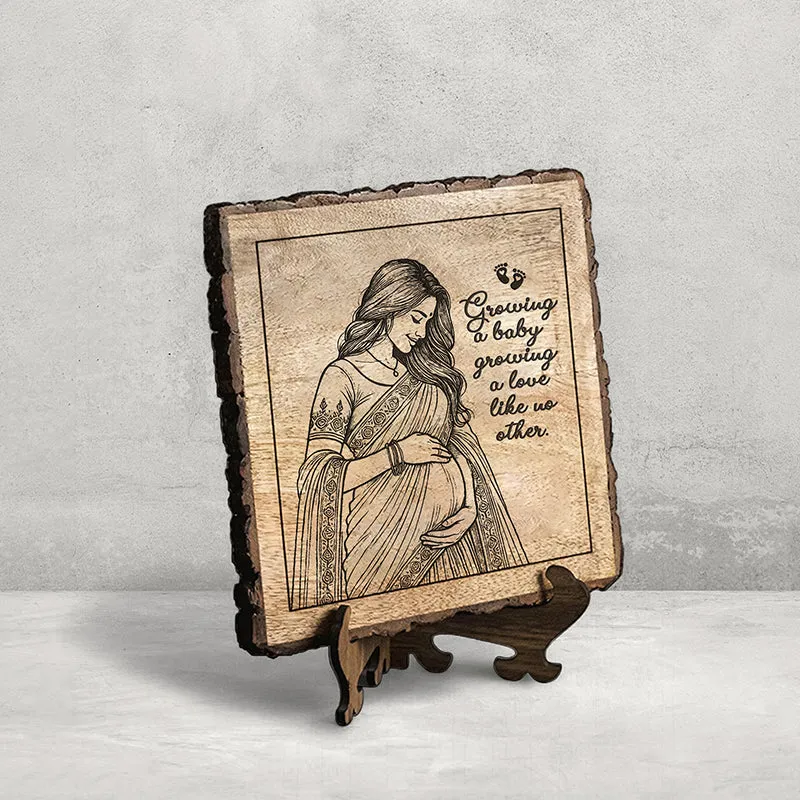 Growing Love Wood Showpiece - Square media 3