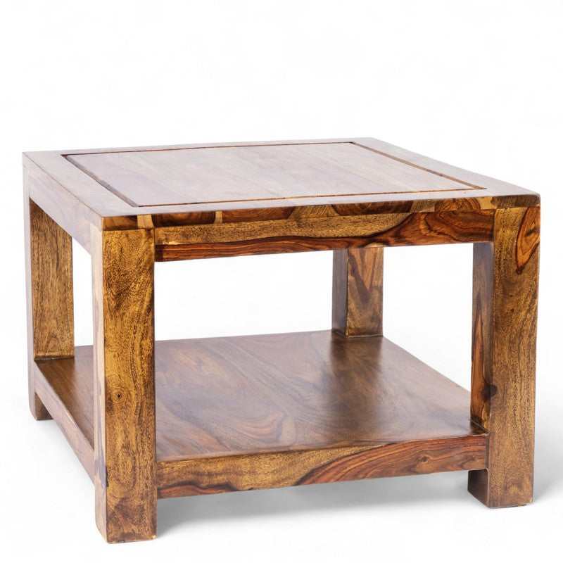 Frixon Sheesham Wooden Center Table - Dark Brown media 3
