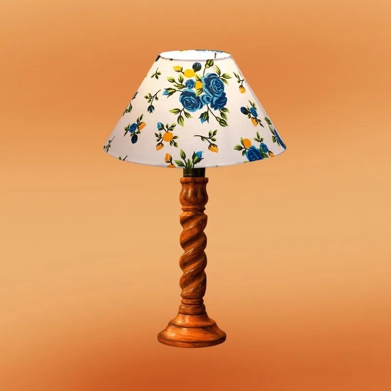 Elvane Evara Wooden Table Lamp - Multicolor media 6
