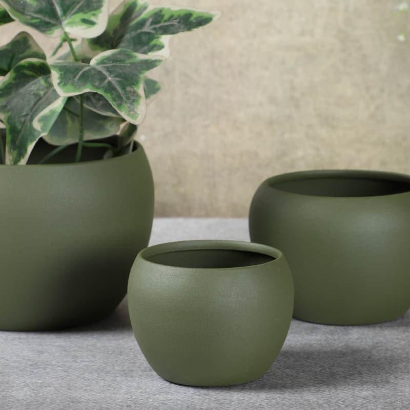 Ivera Dune Planter (Green) - Set Of Three media 4
