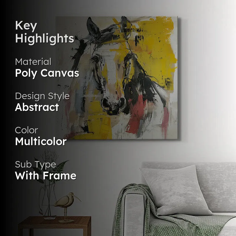 Racehorse Wall Painting media 2