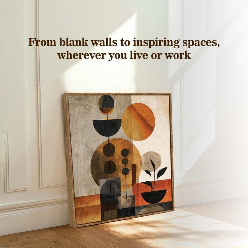 Mystic Geometry Canvas Wall Art With Frame media 8