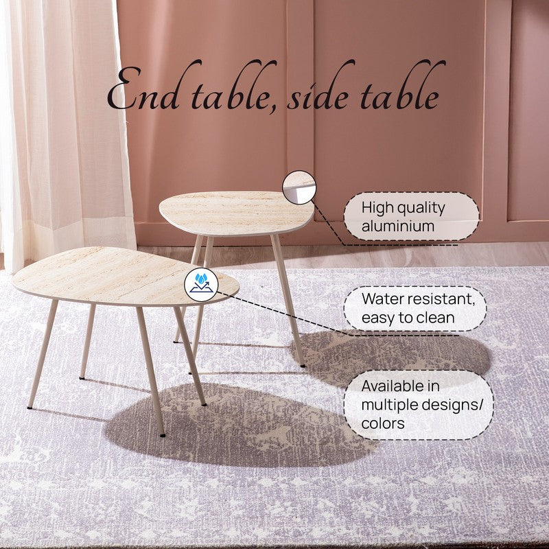 Balance Center Table (Ivory) - Set Of Two media 4