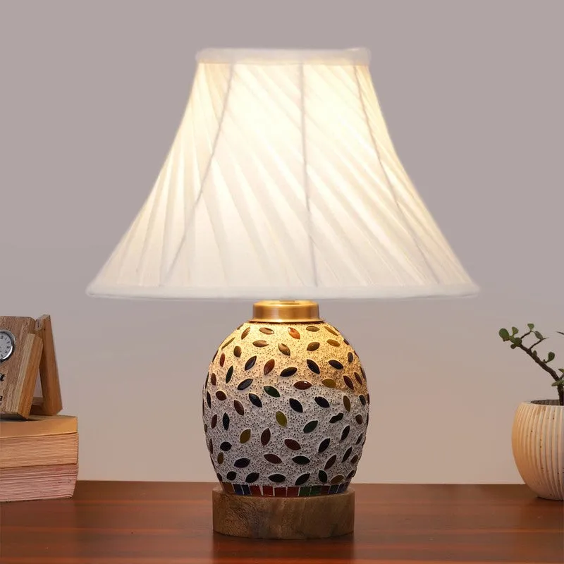 Velora Arc Wooden Table Lamp - Multicolor media 3