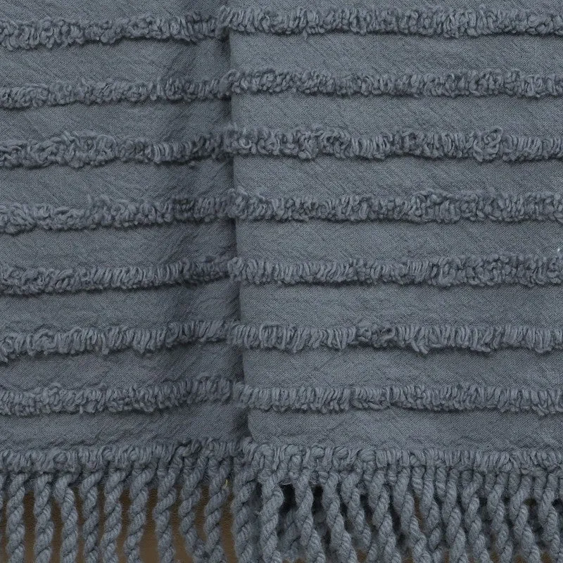 LuxeLayer Cotton Throw - Blue media 3